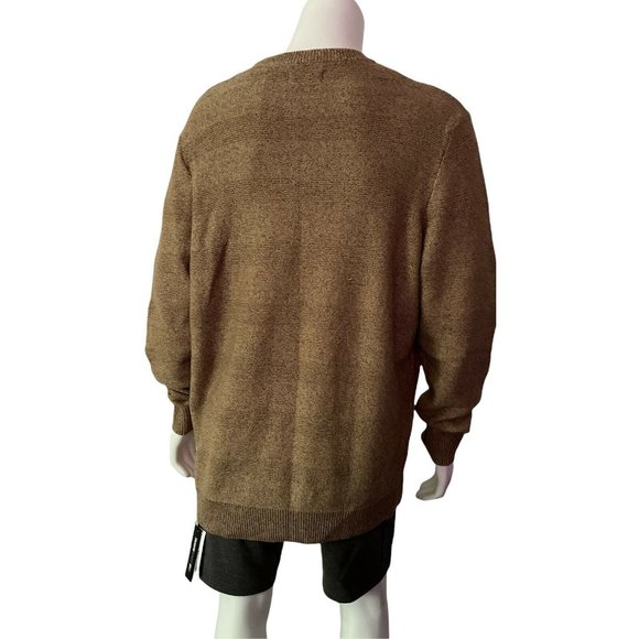 🔧Men’s Knit Sweater Big Tall Size 2X Chaps Crew Neck Long Sleeve Nat Heather - Picture 4 of 11